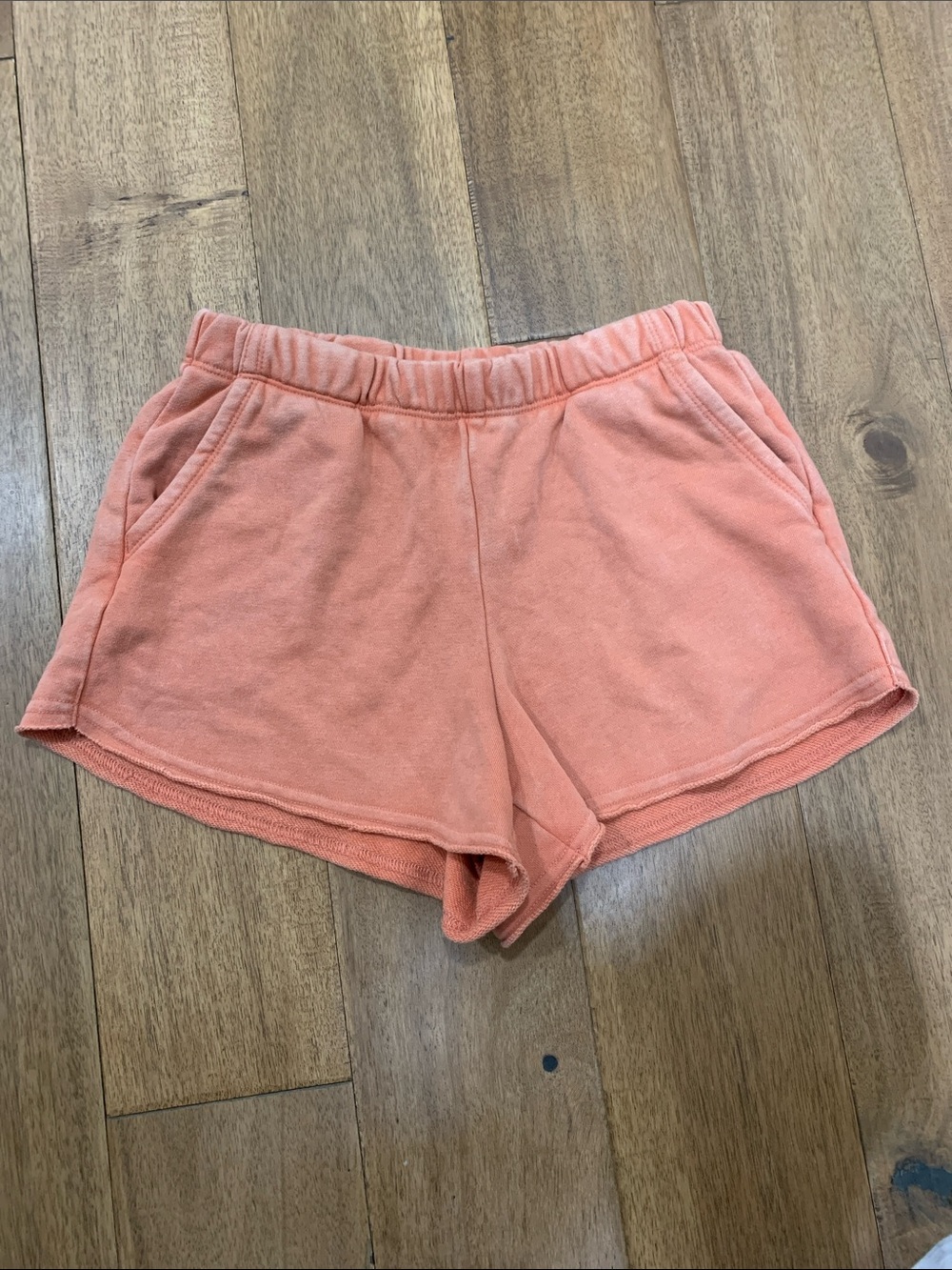 Colsie Terry Elastic-Waist Lounge Shorts - Rust Size XS